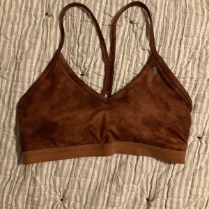 NoBULL V neck sports bra Tie Dye